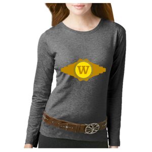 Women's Long Sleeve Premium Jersey Tee Thumbnail