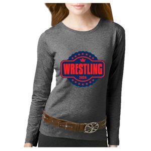 Women's Long Sleeve Premium Jersey Tee Thumbnail