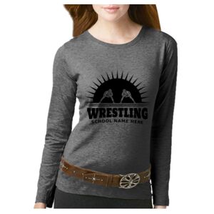 Women's Long Sleeve Premium Jersey Tee Thumbnail