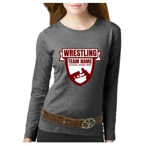 Women's Long Sleeve Premium Jersey Tee Thumbnail