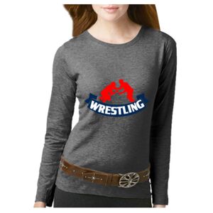 Women's Long Sleeve Premium Jersey Tee Thumbnail