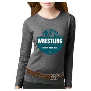 Women's Long Sleeve Premium Jersey Tee Thumbnail