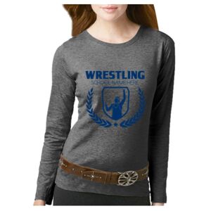 Women's Long Sleeve Premium Jersey Tee Thumbnail