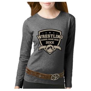 Women's Long Sleeve Premium Jersey Tee Thumbnail