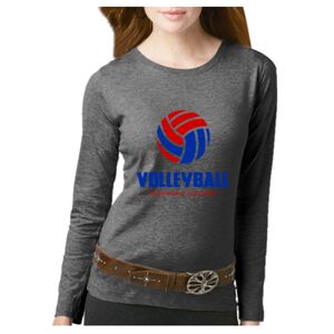 Women's Long Sleeve Premium Jersey Tee Thumbnail