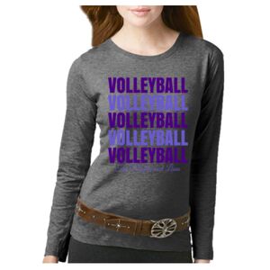 Women's Long Sleeve Premium Jersey Tee Thumbnail