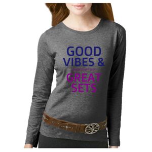 Women's Long Sleeve Premium Jersey Tee Thumbnail