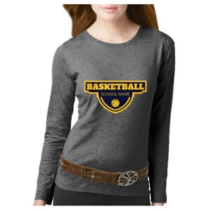Women's Long Sleeve Premium Jersey Tee Thumbnail