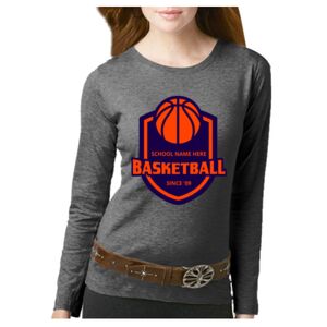 Women's Long Sleeve Premium Jersey Tee Thumbnail