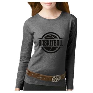Women's Long Sleeve Premium Jersey Tee Thumbnail