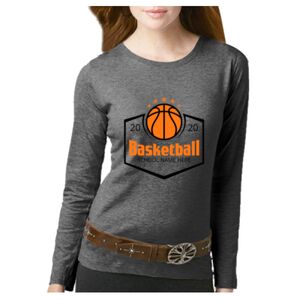Women's Long Sleeve Premium Jersey Tee Thumbnail