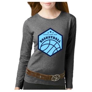 Women's Long Sleeve Premium Jersey Tee Thumbnail