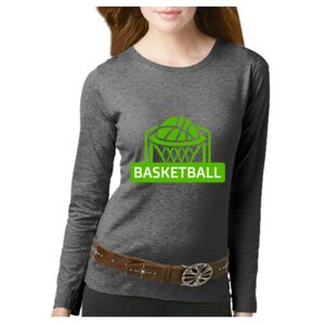 Women's Long Sleeve Premium Jersey Tee Thumbnail