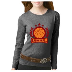 Women's Long Sleeve Premium Jersey Tee Thumbnail