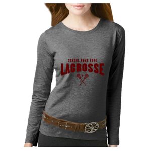Women's Long Sleeve Premium Jersey Tee Thumbnail