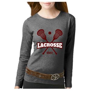 Women's Long Sleeve Premium Jersey Tee Thumbnail
