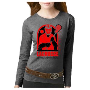Women's Long Sleeve Premium Jersey Tee Thumbnail