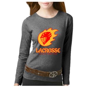 Women's Long Sleeve Premium Jersey Tee Thumbnail