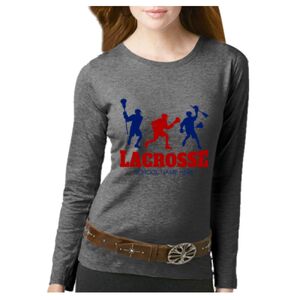 Women's Long Sleeve Premium Jersey Tee Thumbnail