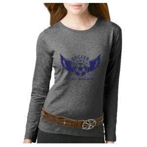 Women's Long Sleeve Premium Jersey Tee Thumbnail