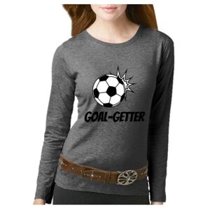 Women's Long Sleeve Premium Jersey Tee Thumbnail