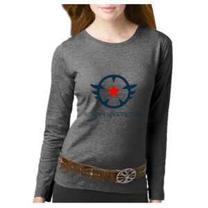 Women's Long Sleeve Premium Jersey Tee Thumbnail