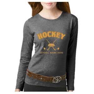Women's Long Sleeve Premium Jersey Tee Thumbnail