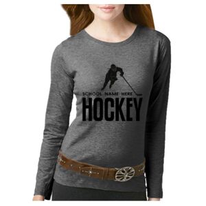Women's Long Sleeve Premium Jersey Tee Thumbnail