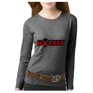 Women's Long Sleeve Premium Jersey Tee Thumbnail