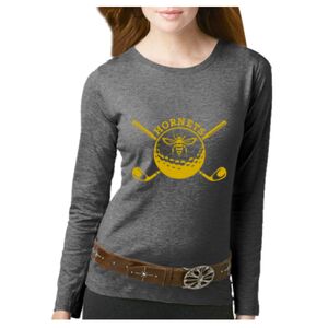 Women's Long Sleeve Premium Jersey Tee Thumbnail