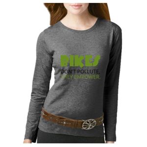 Women's Long Sleeve Premium Jersey Tee Thumbnail