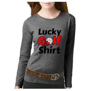 Women's Long Sleeve Premium Jersey Tee Thumbnail
