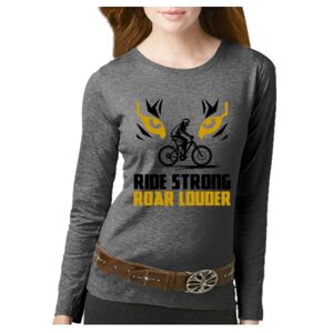 Women's Long Sleeve Premium Jersey Tee Thumbnail