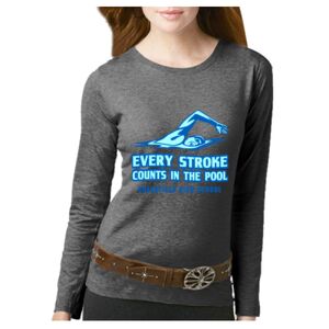 Women's Long Sleeve Premium Jersey Tee Thumbnail