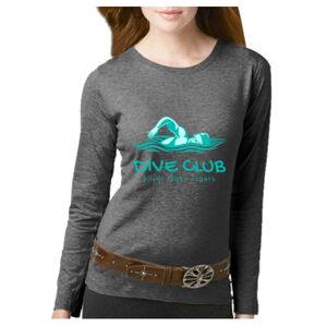 Women's Long Sleeve Premium Jersey Tee Thumbnail
