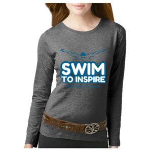 Women's Long Sleeve Premium Jersey Tee Thumbnail