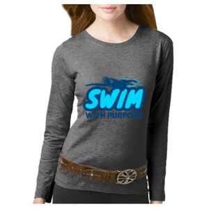 Women's Long Sleeve Premium Jersey Tee Thumbnail
