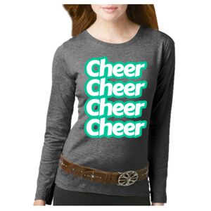 Women's Long Sleeve Premium Jersey Tee Thumbnail