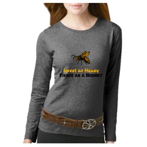 Women's Long Sleeve Premium Jersey Tee Thumbnail