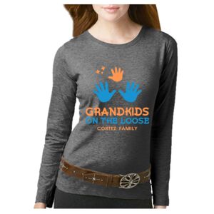 Women's Long Sleeve Premium Jersey Tee Thumbnail