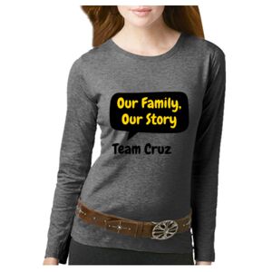 Women's Long Sleeve Premium Jersey Tee Thumbnail