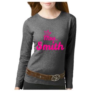 Women's Long Sleeve Premium Jersey Tee Thumbnail