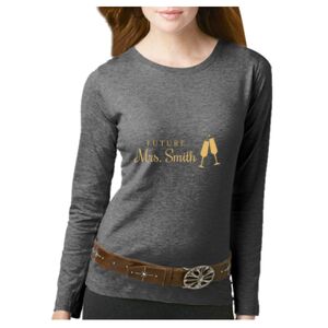Women's Long Sleeve Premium Jersey Tee Thumbnail