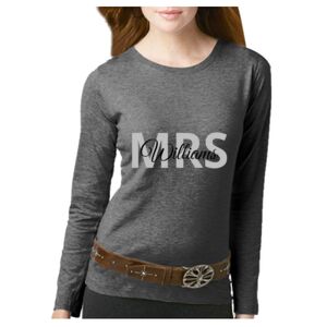 Women's Long Sleeve Premium Jersey Tee Thumbnail