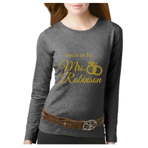 Women's Long Sleeve Premium Jersey Tee Thumbnail