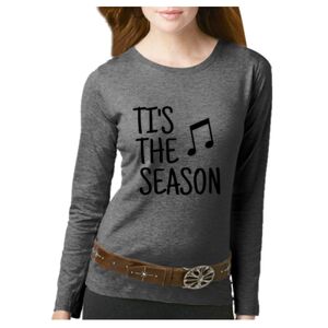 Women's Long Sleeve Premium Jersey Tee Thumbnail