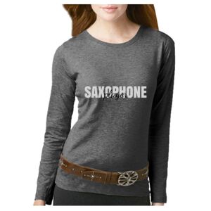 Women's Long Sleeve Premium Jersey Tee Thumbnail