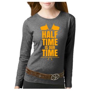 Women's Long Sleeve Premium Jersey Tee Thumbnail
