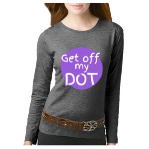Women's Long Sleeve Premium Jersey Tee Thumbnail