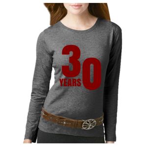 Women's Long Sleeve Premium Jersey Tee Thumbnail